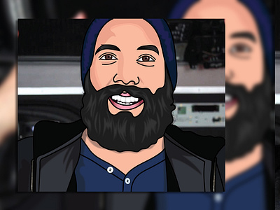 Vector Art Portrait of Jack Conte