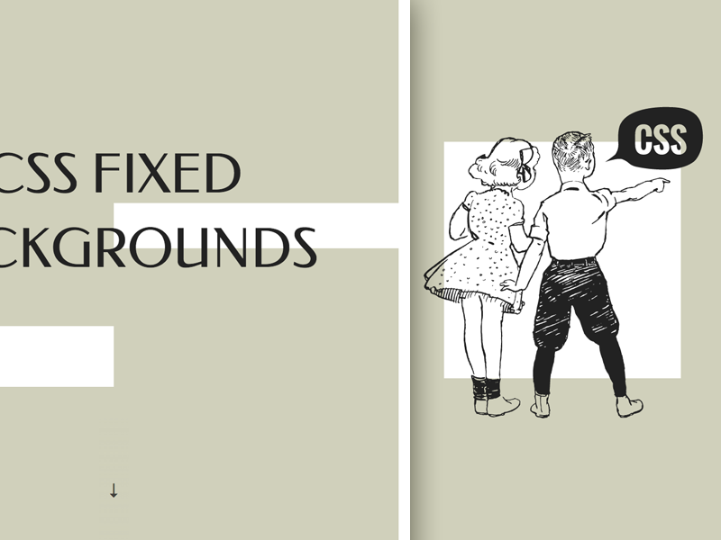 Css Fixed Backgrounds by Hornebom on Dribbble