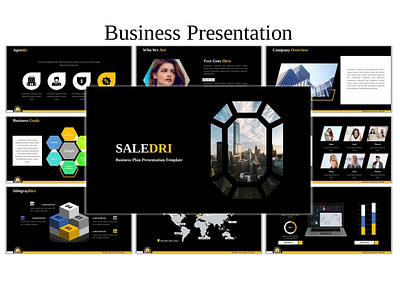 Saledri - Creative Business PowerPoint template advertisement business corporate design ecommerce enterpreneur enterprise powerpoint presentation powerpoint template presentation
