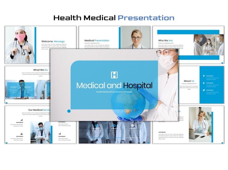 Medical and Hospital - Medical PowerPoint Template by abukick on Dribbble