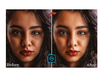 Photo Smoothing adobe photoshop design graphic design photo editing photo restoration photo retouching photoshop