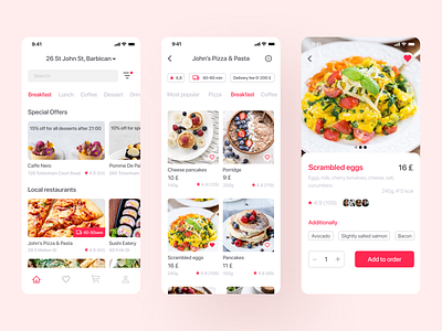 Food delivery app