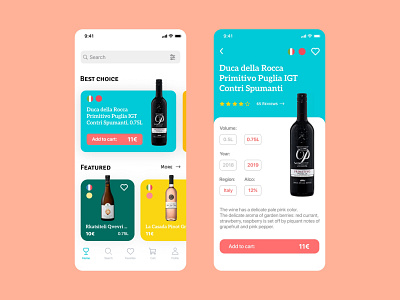 Wine Guide Mobile App app app design design ios ios app ios design mobile app mobile design ui ui ux ux wine wine app winery