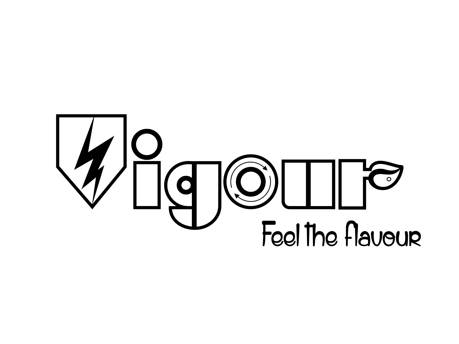 Vigour company logo design variations