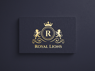 Royal Lions app branding design icon illustration logo minimal typography ux vector