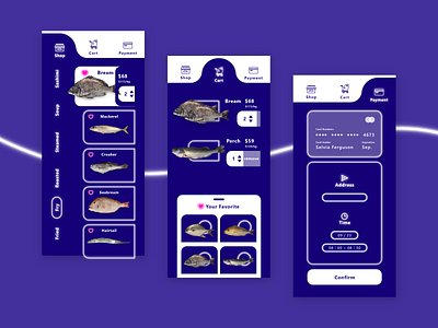 E-Commerce Shop UI app appicon dailyui dailyui012 design e commerce e commerce app fish ui uidesign uiux ux