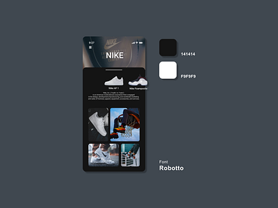 Nike Mobile app branding graphic design icon nike ui