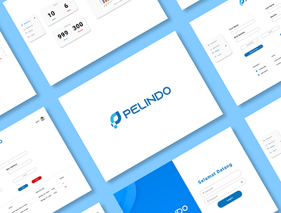 Web-Monitoring PELINDO III branding colorful design logo ui