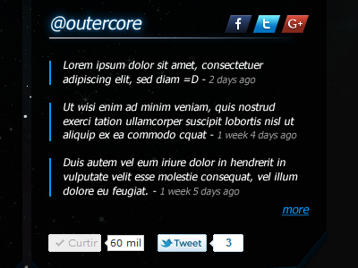New OuterCore game new outercore