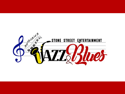 Jazz Blue Logo jazz logo logo music logo vector vector design