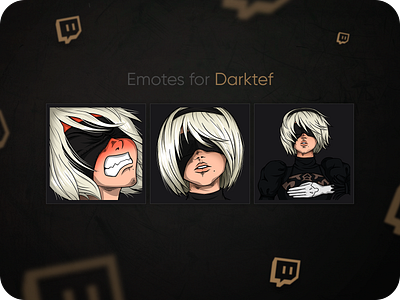 Twitch Emotes Darktef 2B