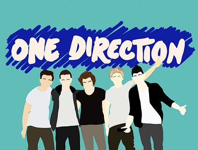 One Direction illustration vector vector design vector illustration vectorart