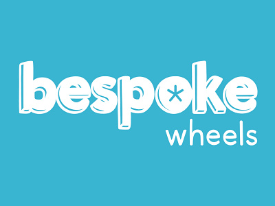 Bespoke Wheels Logo Design branding colourful illustration logo typography vector