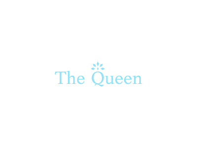 The Queen - Jewelry Brand blue brand branding crystal design diamonds graphic design logo logo inspirations queen the queen type vector visual identity white