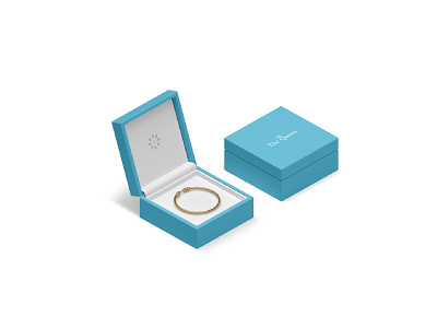 The Queen - Jewelry Brand application blue box brand branding crystal design diamond box graphic design jewelry box logo the queen white