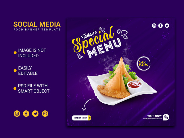 Creative Food Banner designs, themes, templates and downloadable ...