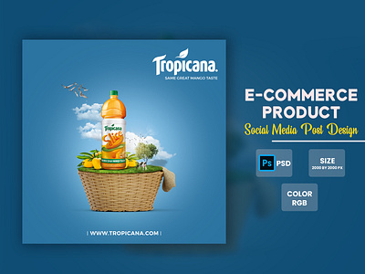 Manipulation E-commerce product banner design.