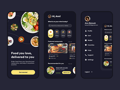 Food Delivery App | UI/UX Design - 2