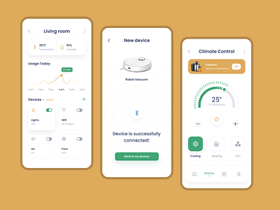 Smart Home App - UI UX Design