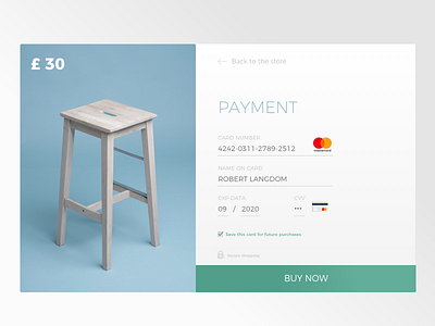 Payment Screen