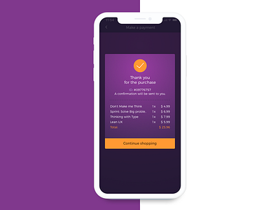 Payment screen design interface modal box payment