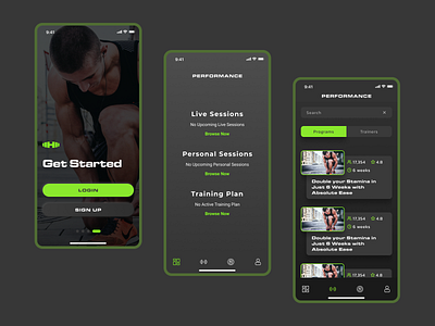 HyperTrophy app app design app ui concept concept design design figma mobile ui uidesign