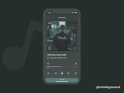 003 - Music Player app app design app ui concept concept design design figma mobile ui uidesign