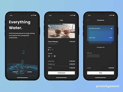 005 - Water Products App app app design app ui concept concept design design figma mobile ui uidesign