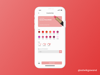 019 - Customize Product app app design app ui concept concept design design figma mobile ui uidesign