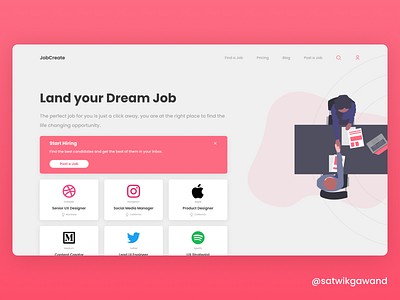 020 - Job Listing app app design app ui concept concept design design figma mobile ui uidesign