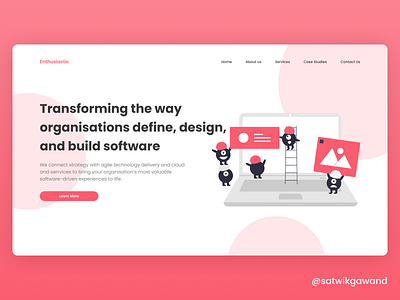 029 - Landing Page branding concept concept design design figma ui uidesign web webdesign webdesigner