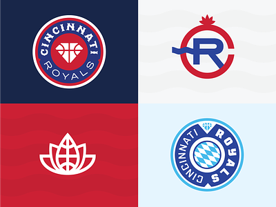 Cincinnati Royals Concept Logo badge basketball branding cincinnati royals design identity logo nba sports sports branding sports logo