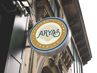 Arya's branding game of thrones logo restaurant