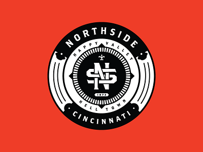 Northside Emblem badge cincinnati logo monogram north side northside ns