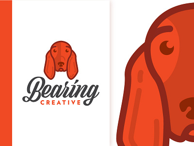 Bearing Creative Rebrand (WIP) agency basset basset hound bearing branding creative dog logo wip