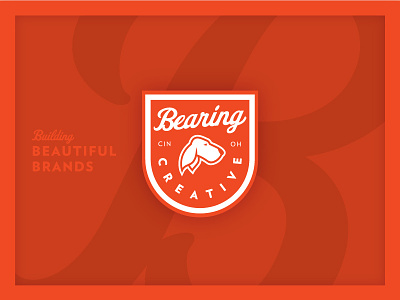 Bearing Creative Rebrand v2 (WIP) agency basset basset hound bearing bearing creative branding creative dog logo wip