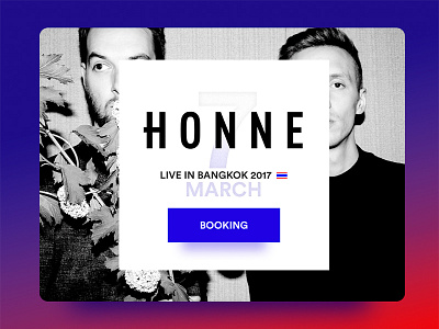 HONNE live in bangkok booking honne music nutchw thailand ui