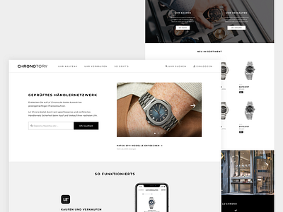 Landingpage ⌚️ Chronotory