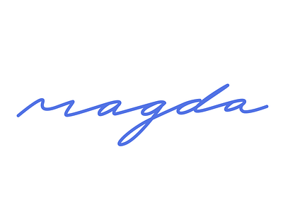 Magda wordmark branding design logo minimal typography vector