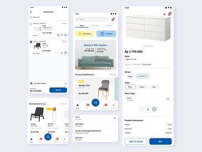 IKEA MOBILE APP REDESIGN - FURNITURE MOBILE APP ecommerce ecommerce app ecommerce design furniture app furniture store mobile design ui ui design uiux user experience user interface ui userinterface