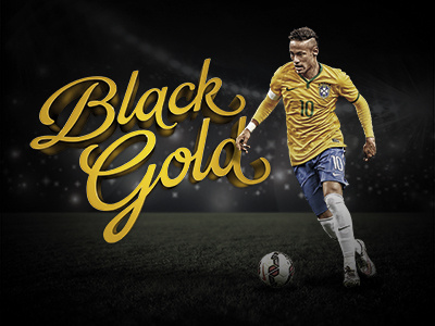 Promotional Cover Art feat. Neymar Jr. football gold neymar soccer solicitation