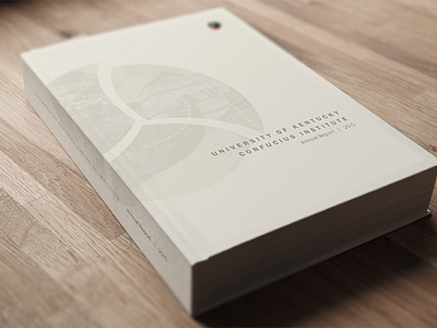 UKCI Annual Report art book cover minimalism print publishing