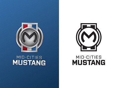 Mustangs Dribbble america automotive car ford logo metal muscle car mustang steel