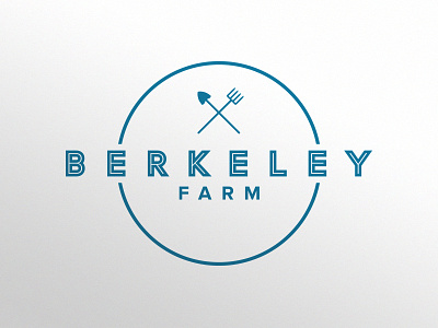 Berkeley Farm apparel branding farm illustration kentucky lettering lockup logo typography