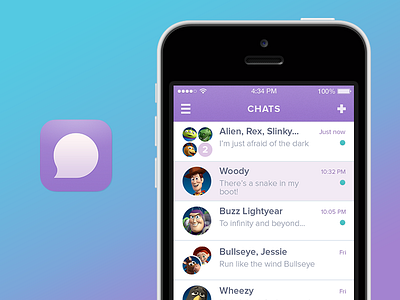 GumChat - Chat App Concept