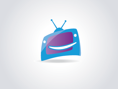 Tv Logo blue icon logo tv
