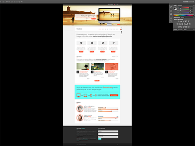 G Home Horizontal 2 boxed clean ecommerce home page minimal slideshow web design wordpress theme