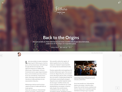 Article Layout article blog bold footer typography wordpress theme