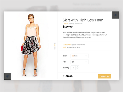 Product Quick View add to cart clean ecommerce elegant lightbox quick view shop wordpress theme