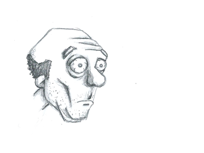 Old Man Sketch by Manuel Masia @pixedelic on Dribbble